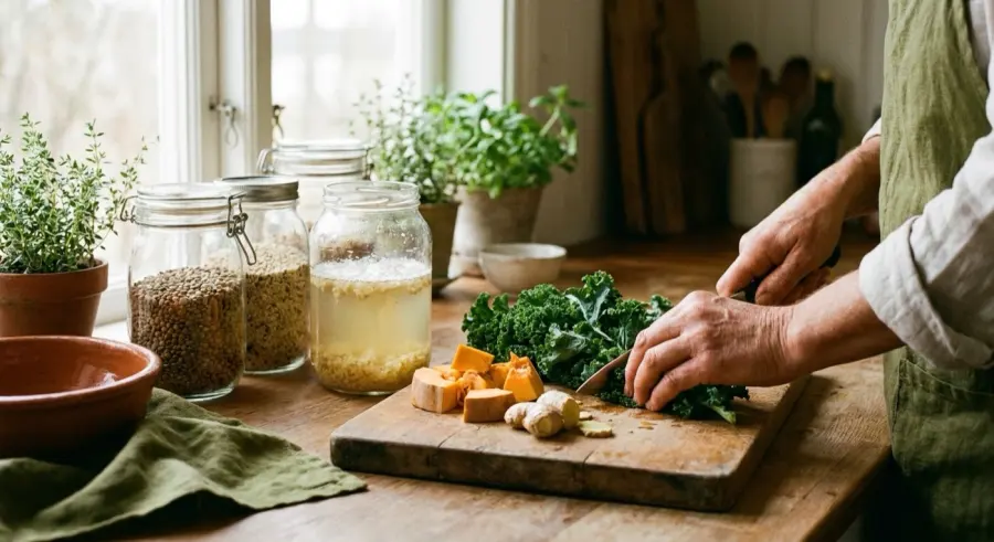 Grãos e fermentos para o kefir e a reconstrução da flora